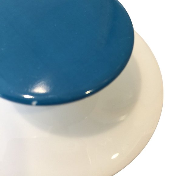 Thomas Germany Medallion Emerald Vintage Sugar Bowl and Creamer White Teal-AS IS - Picture 7 of 7